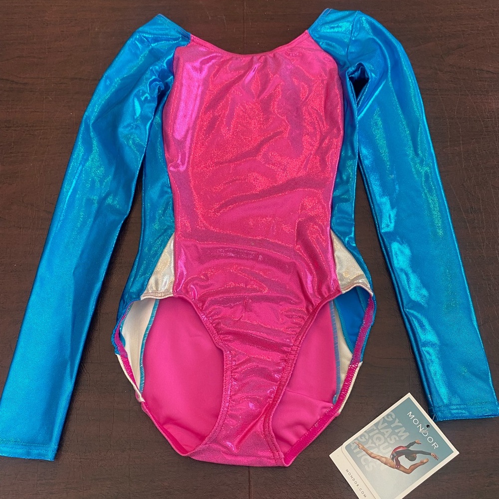 NWT- Mondor long sleeve leotard